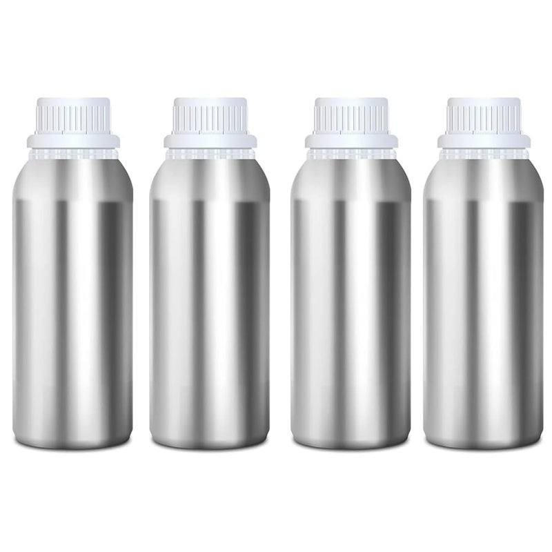 Devinez زجاجة ديفينز متعددة الاستخدامات من الألمنيوم المؤكسد الفارغة، 100 مل (عبوة من 4) مع فوهة بيدروب وغطاء مع ختم، للاستخدامات الجمالية، الزيوت الأساسية، الخلطات، العناية بالبشرة، السفر، التونر، مستحضرات التجميل وDIY - Image 1