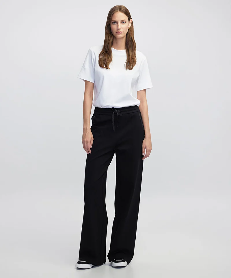 ابيكول Embellished Wide-Leg Trousers