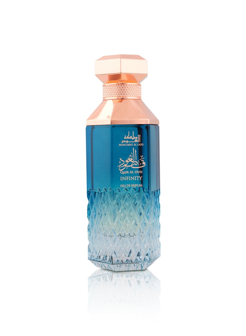 Mamlakat Al Oud Qasr Al Oud Infinity - 100ml | Unisex Marine & Leather Fragrance  - Image 2
