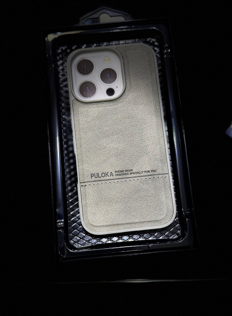 Puloka Genuine Leather Case for iPhone 16 Pro Max - Premium Protection