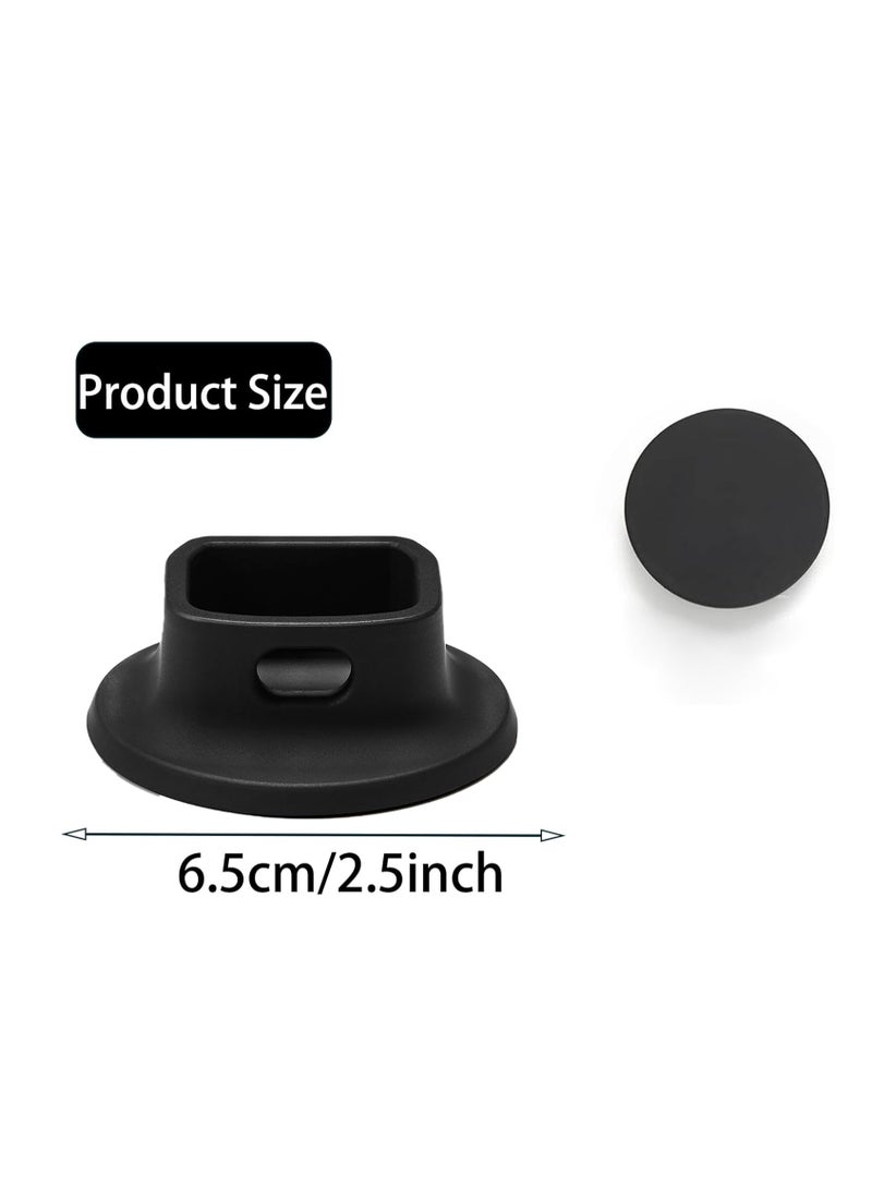 KASTWAVE Silicone Non-Slip Desktop Mount for DJI Osmo Pocket 3, Silicone Non-Slip Base Support Base, Lightweight and Compact, OSMO Pocket 3 Accessories (Silicone Black/Large) - Image 4