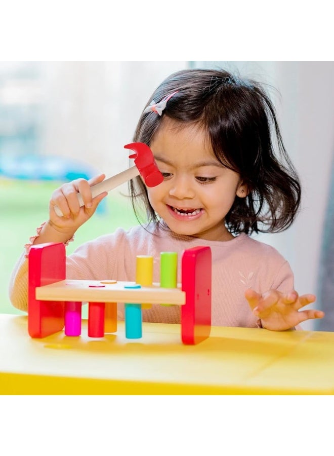 Fowecelt Wooden Hammer Toys Simulation Hammers Maintenance Tools Educational Toys for Kids Birthday Party Games Supplies - Image 4