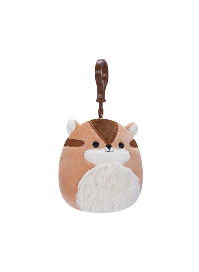 Squishmallows 3.5 inch Little Plush Clip-on Melzie Brown Chipmunk , Officially Licensed Kellytoy Plush Toy, Colorful Soft Toy, Gift for Kids, Girls & Boys Washable Squishy Stuff Toy Multicolor All Age  - Image 2