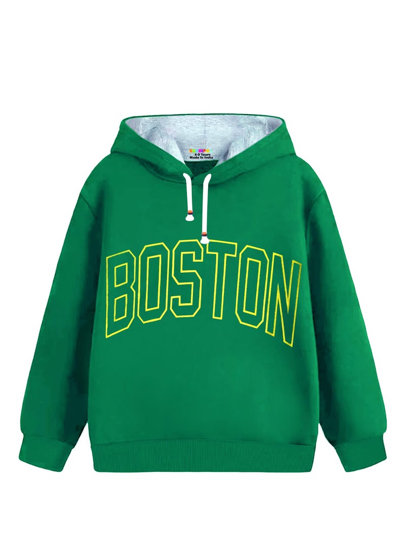 Kuchipoo Boys Cotton Blend Regular Fit Winterwear Hood Sweatshirt (KUC-HOD-216, 3-4 Years, Multi-Colored) - Image 4