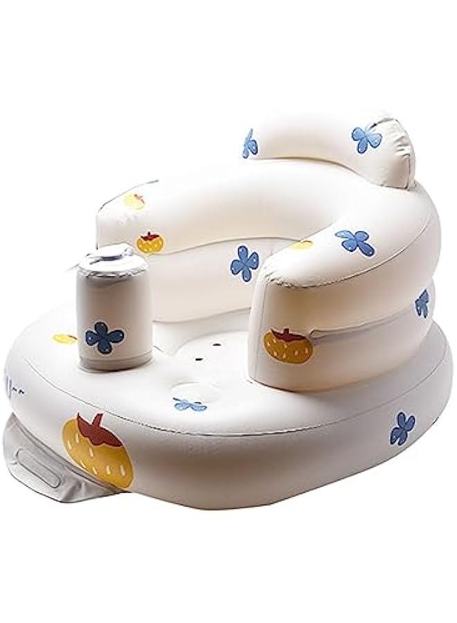 MOXO Inflatable Baby Seat for Babies 3 Months Air Pump Back Support Sofa with Builtin Pump Summer Toddler Chair for Boys and Girls - Image 1