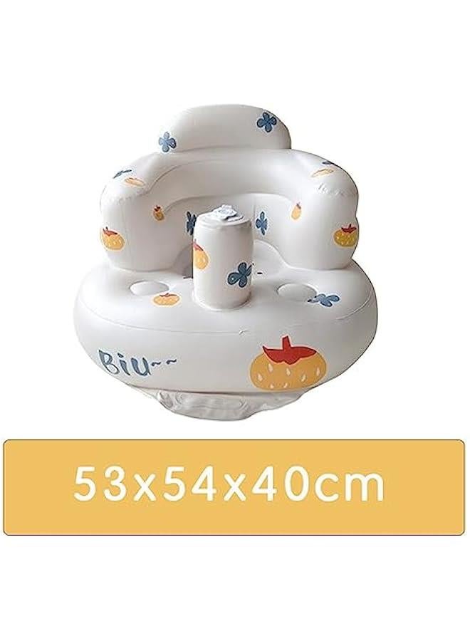 MOXO Inflatable Baby Seat for Babies 3 Months Air Pump Back Support Sofa with Builtin Pump Summer Toddler Chair for Boys and Girls - Image 3