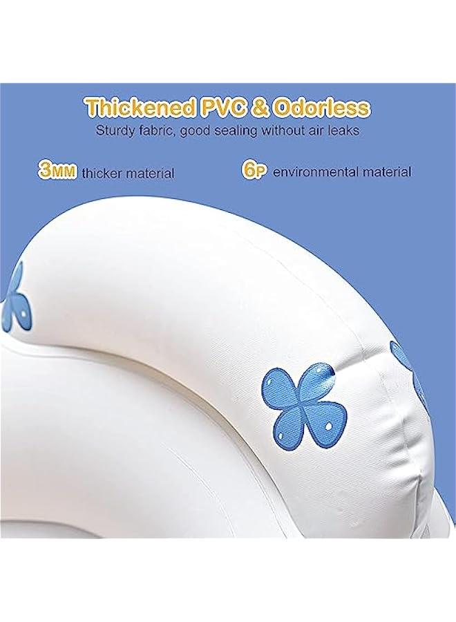 MOXO Inflatable Baby Seat for Babies 3 Months Air Pump Back Support Sofa with Builtin Pump Summer Toddler Chair for Boys and Girls - Image 5