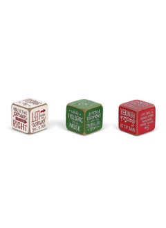 DEMDACO DEMDACO Party Starter Dice Amazing Colorful 2 x 2 MDF Wood Christmas Activity Game  - Image 1