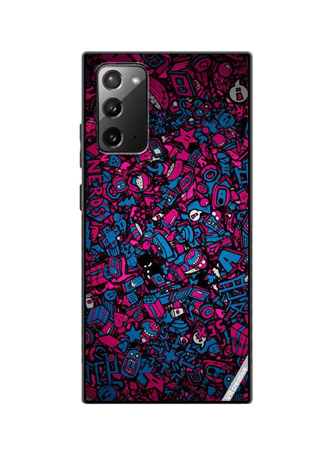 VR CREATIVE Protective Case Cover For Samsung Galaxy Note20 5G Mini Cartoons Design Multicolour - Image 1