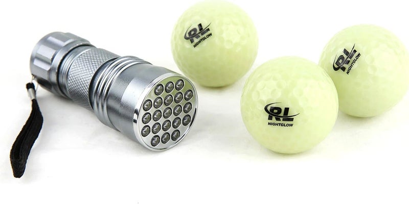 RL Glow Golf Balls for Night Sports - Tournament Fluorescent Glowing in The Dark Golf Ball - Long Lasting Bright Luminous Balls - Image 5
