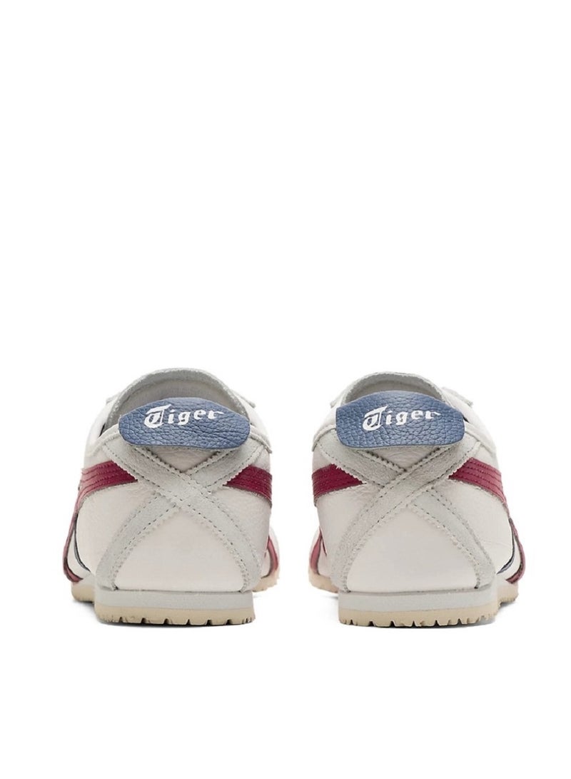 Onitsuka Tiger Mexico 66 Athlesiure Sneakers White/Red/Navy Blue For Women/Men/Students - Image 4