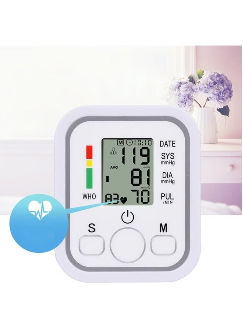 TIGER جهاز قياس ضغط الدم المحمول – نوع سوار الذراع مقياس ضغط الدم الرقمي مع كابل USB – مقياس ضغط دم دقيق وسهل الاستخدام للاستخدام المنزلي - Image 2