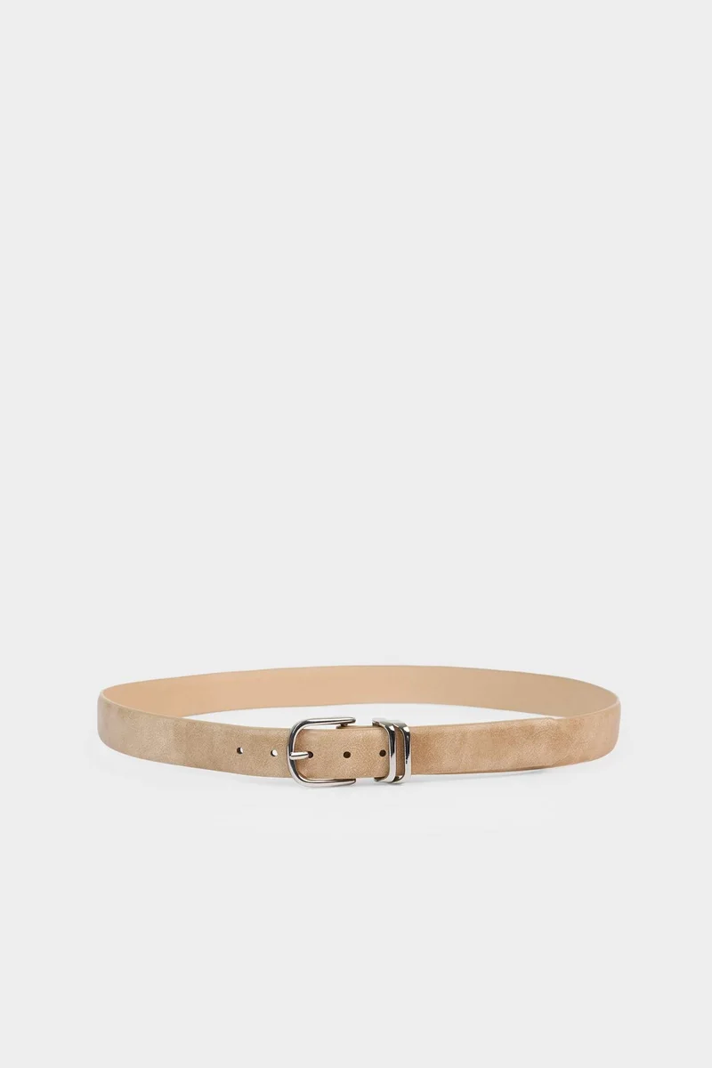 DeFacto Woman Oval Buckle Faux Leather Belt