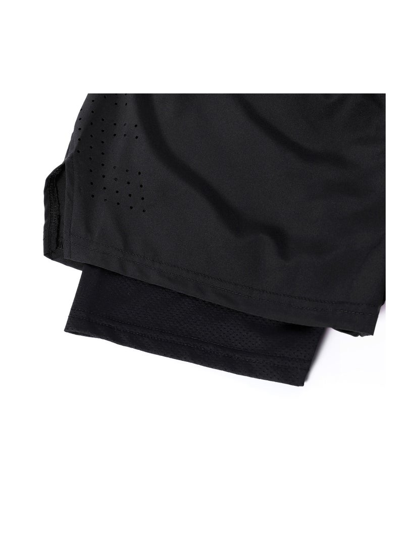 ARSUXEO Men 2 in 1 Running Shorts High Waist Athletic Shorts Sport Shorts Workout Shorts with Pockets for Gym Jogging Tennis XXL  - Image 5