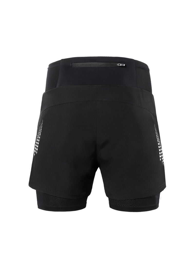 ARSUXEO Men 2 in 1 Running Shorts High Waist Athletic Shorts Sport Shorts Workout Shorts with Pockets for Gym Jogging Tennis XXL  - Image 1