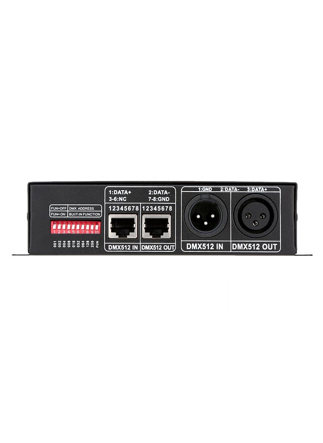 LIXADA - DMX512 4CH*4A Decoder LED Controller 4 Channels Driver RGBW LED Strip Light DC12V-24V - Image 1