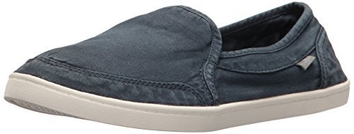 Sanuk Womens Pair O Dice Loafers | Womens Shoes | Slip On Shoes for Women | Women's Slip-on Loafers | Comfort Footbed, Navy, 7 - Image 1