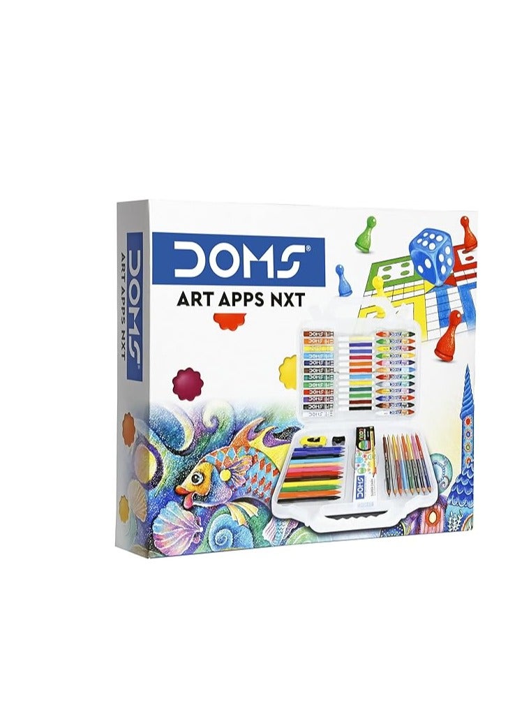 DOMS 71-Piece Art Apps Kit For School Assorted Colours - Image 1