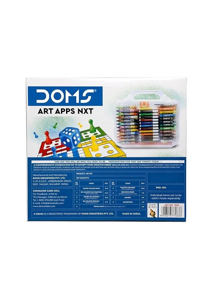 DOMS 71-Piece Art Apps Kit For School Assorted Colours - Image 2