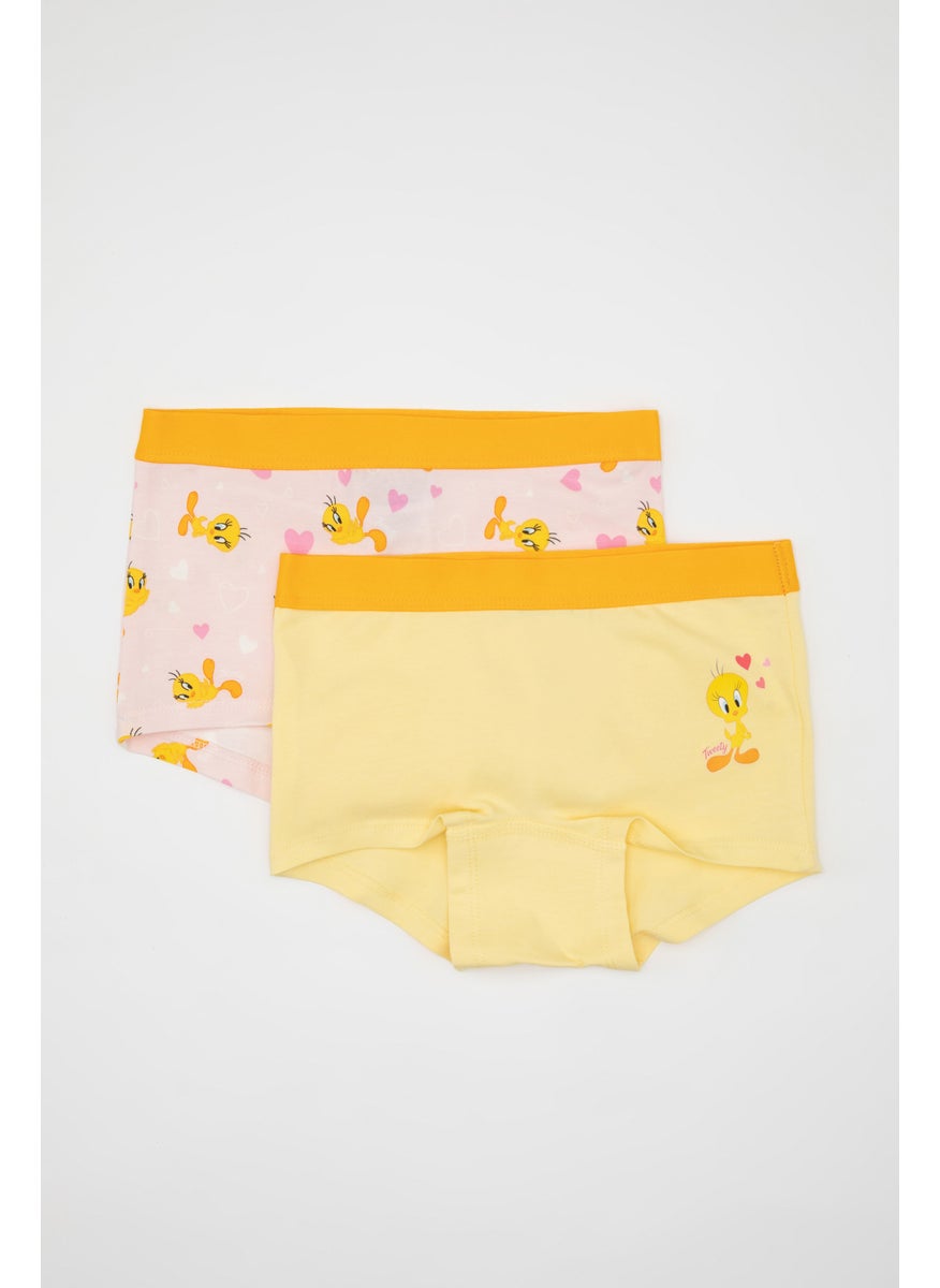 DeFacto Girl 2 piece Looney Tunes Licensed Printed Boxer  - Image 1