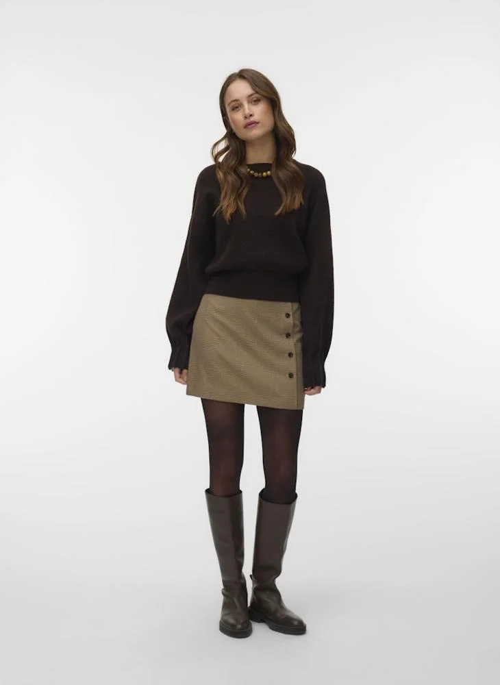 Kacy Long Sleeve Crew Neck Pullover Sweater
