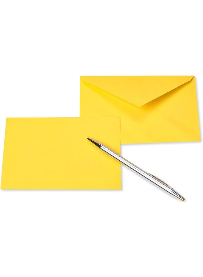 بريميفي مغلفات بطاقات بألوان قوس قزح، بطاقات تهنئة فارغة من الورق السميك مع مظاريف، لوحة واحدة 10 سم × 15 سم بطاقات فارغة بلون نيون - Image 4