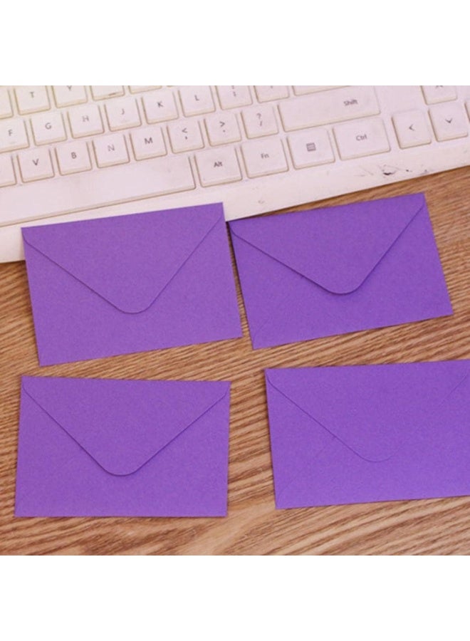 بريميفي مغلفات بطاقات بألوان قوس قزح، بطاقات تهنئة فارغة من الورق السميك مع مظاريف، لوحة واحدة 10 سم × 15 سم بطاقات فارغة بلون نيون - Image 5