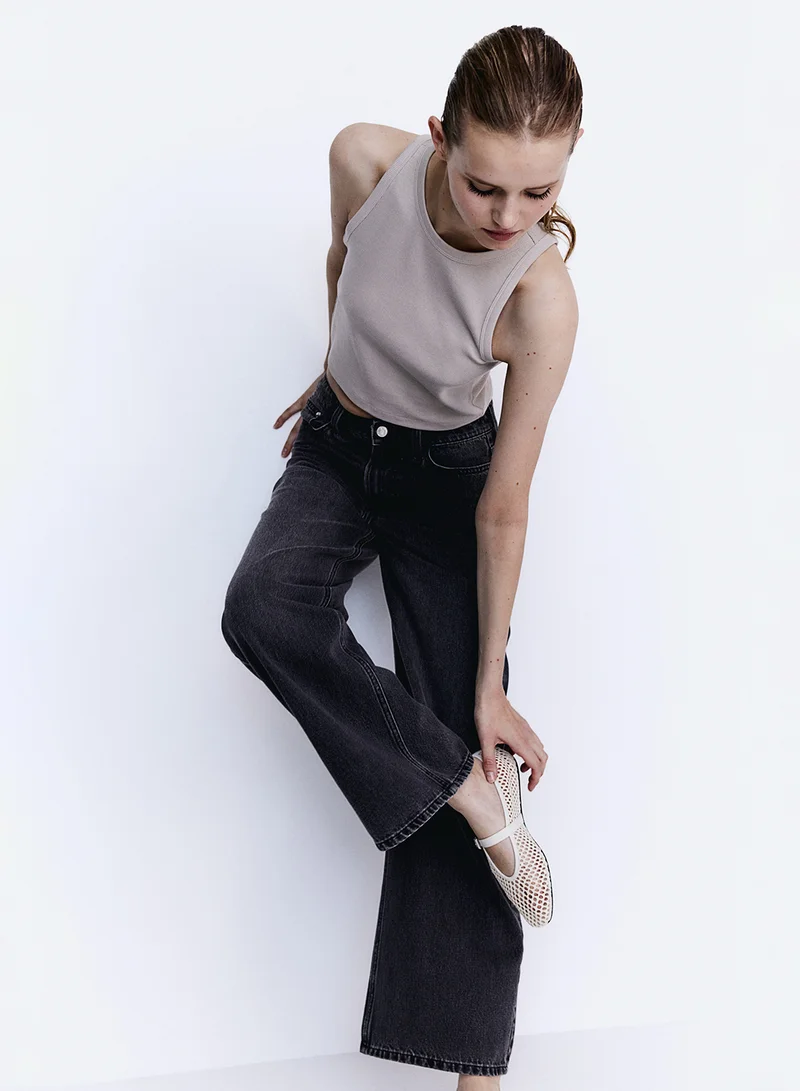 H&M Wide Regular Fit Ultra High Waist