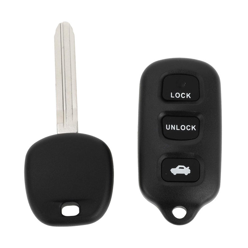 X AUTOHAUX 315MHz GQ43VT14T Keyless Entry Remote Ignition Transponder Key Fob for Toyota Corolla Matrix 20052008 for Pontiac Vibe 20052008 67 Chip 4 Buttons - Image 3