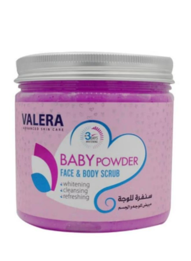 Valera Baby Powder Face And  Body Scrub - Image 1