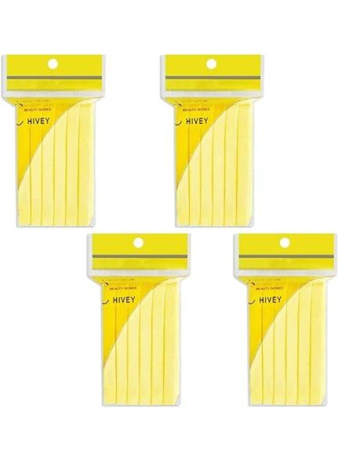 12 قطعة من شرائح الإسفنج المضغوطة، إسفنجات ناعمة للاستخدام مرة واحدة لغسل الوجه، إسفنجات تنظيف الوجه متعددة الألوان بنكهة الأعشاب البحرية (قد يختلف اللون) - Image 3