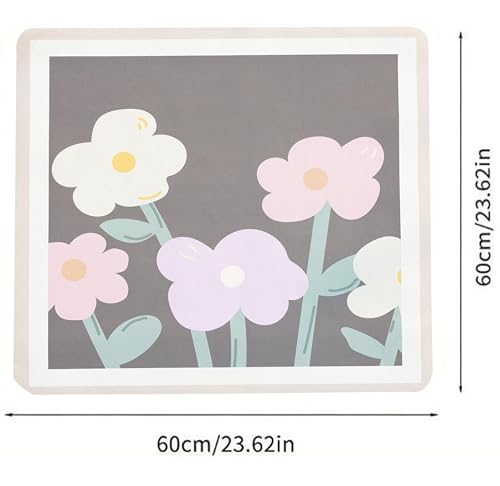 Home-Cloud Homecloud (60cm x 60cm) Washer & Dryer Cover for Top, Non-Slip Washing Machine Top Protector Mat, Dustproof & Waterproof Mat for Most Washers, Refrigerator, Home Kitchen Laundry Room (Dark Brown) - Image 4