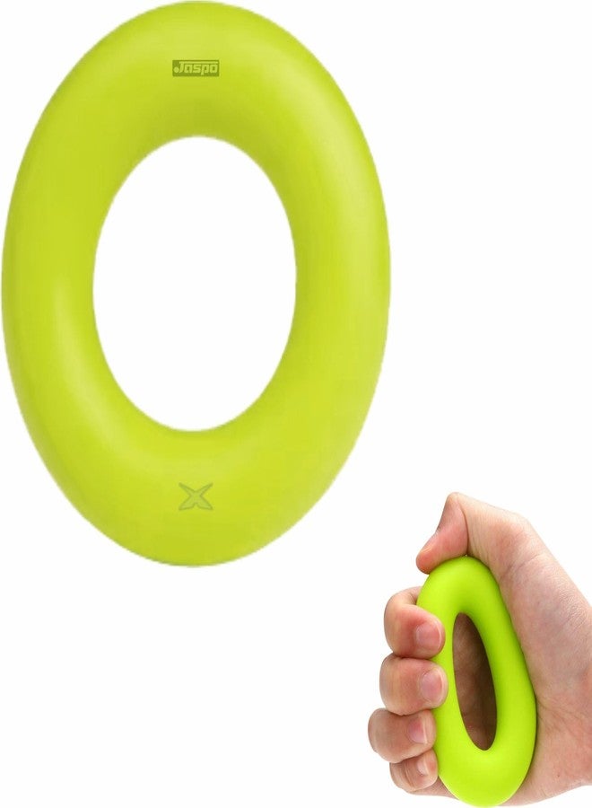 jaspo Thermoplastic Polyurethane Premium TPU Hand Gripper Ring Shaped Band For Hand Strengthening & Orthopedic Therapy,Stress Relief Durable Round Shape Grip Trainer & Exerciser(Neon Green(Pack Of 1)) - Image 1