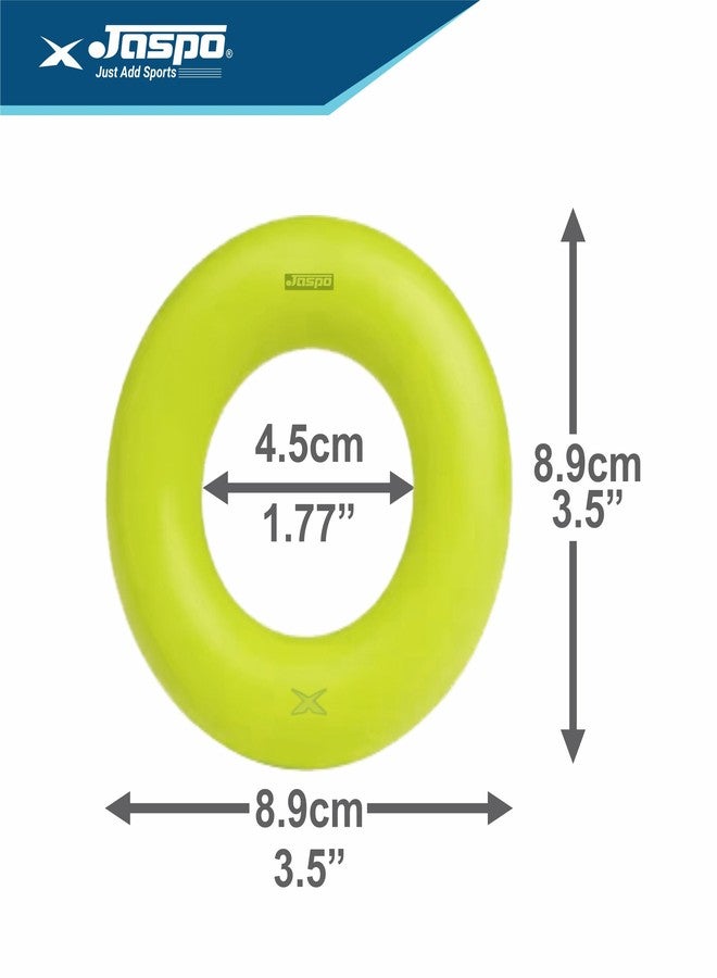 jaspo Thermoplastic Polyurethane Premium TPU Hand Gripper Ring Shaped Band For Hand Strengthening & Orthopedic Therapy,Stress Relief Durable Round Shape Grip Trainer & Exerciser(Neon Green(Pack Of 1)) - Image 3