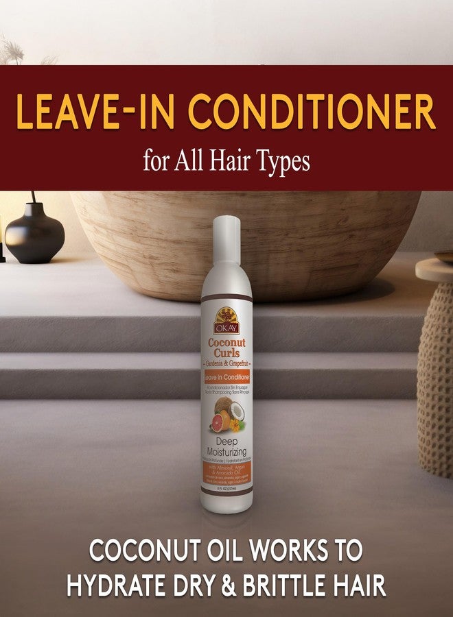 أوكي بلسم أوكي برائحة جوز الهند والغاردينيا والجريب فروت، يُترك على الشعر، 237 مل - Image 2