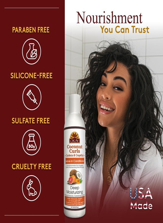 أوكي بلسم أوكي برائحة جوز الهند والغاردينيا والجريب فروت، يُترك على الشعر، 237 مل - Image 5