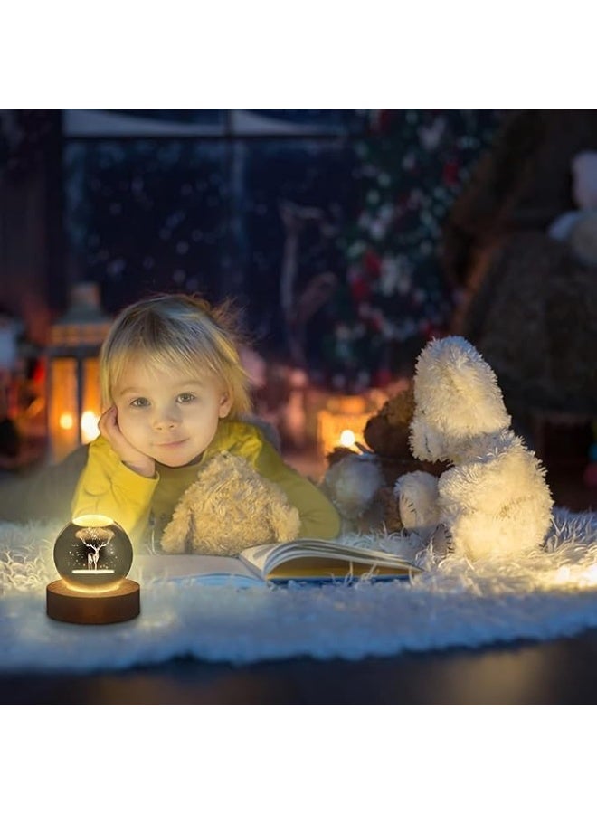 Crystal Ball LED Decor Lamp – Multi-Shapes - Image 2