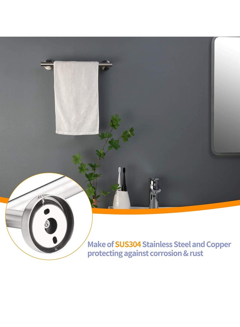 Towel Bar, Stainless Steel Single Towel Racks for Bathroom Kitchen Hand Towel Holder Dish Cloths Hanger Waterproof Wall Mounted Towel Bar - Image 3