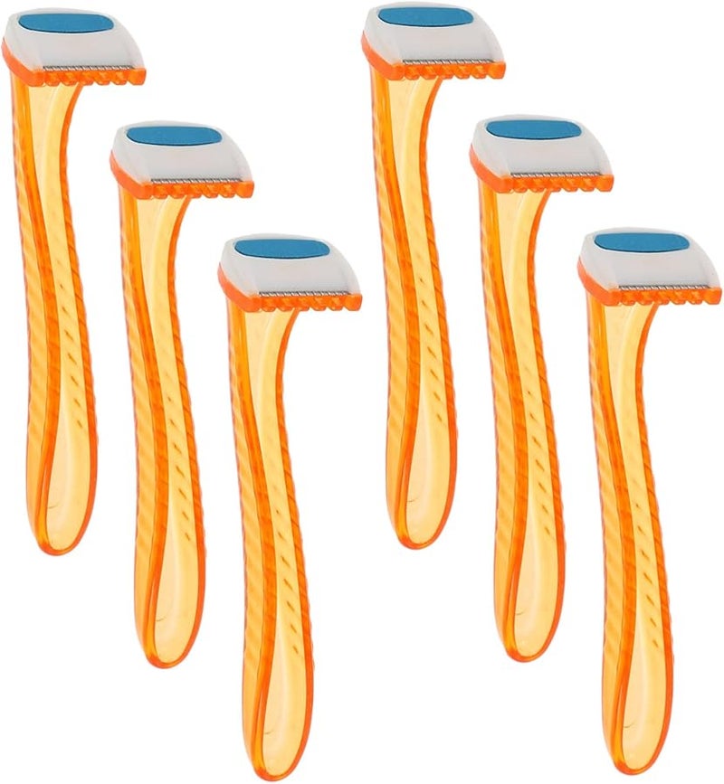 Loquat 6Pcs Women Intimate Grooming Shaver Underarm Leg Hair Trimmer Safe Smooth Removal - Image 1
