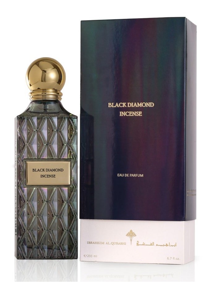 IBRAHEEM AL.QURESHI عطر بلاك دايموند بخور 200 مل  - Image 2