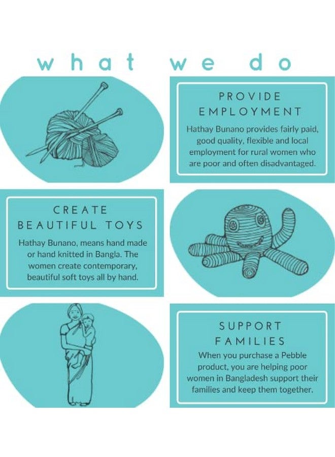 Pebble 200-028CH Fair Trade Handmade Crochet Cotton Red Chilli Rattle, 5-inch Length - Image 2