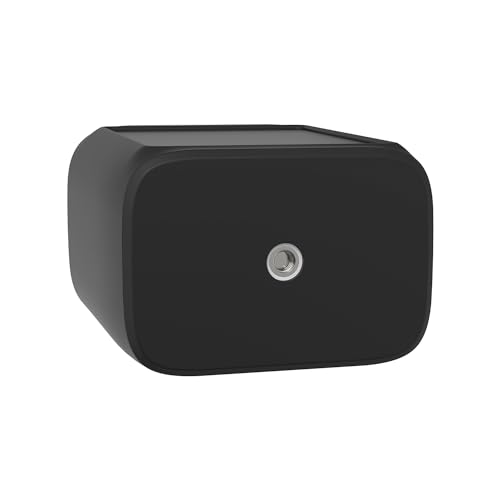Holicfun Silicone Cover Skin for Eufy Security SoloCam S220 Camera (Black) - Image 5