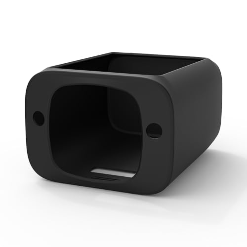 Holicfun Silicone Cover Skin for Eufy Security SoloCam S220 Camera (Black) - Image 1