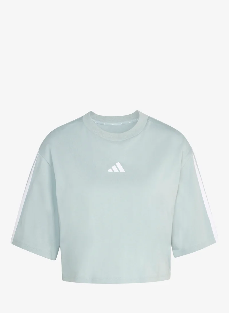 Adidas Essentials 3-Stripes Cotton Loose T-Shirt