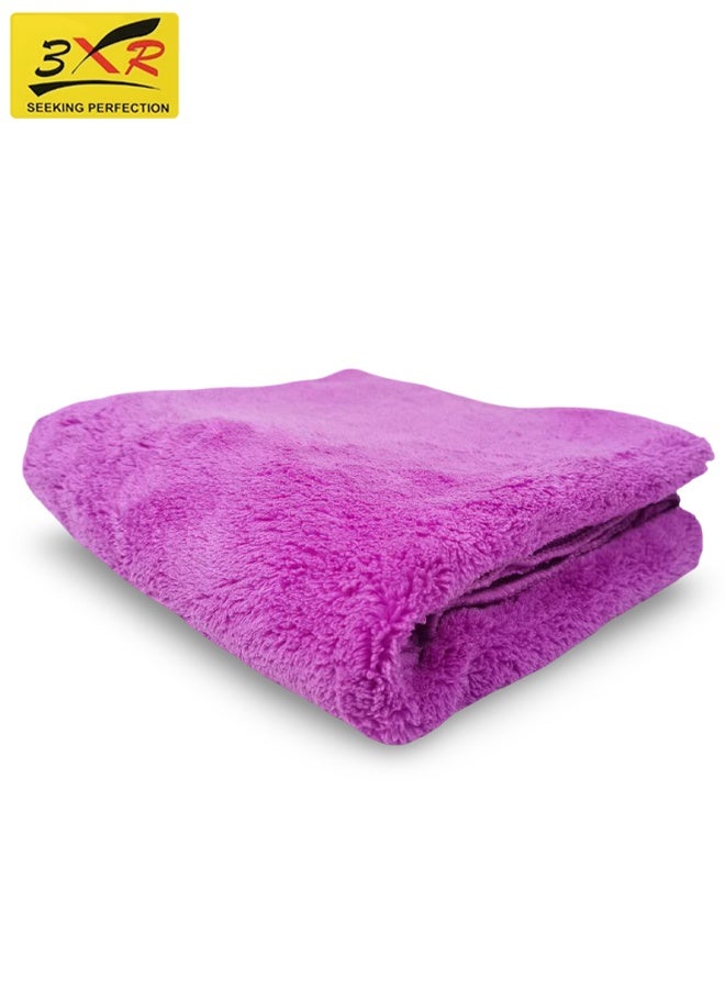 3XR Reusable & Long-Lasting Microfiber Cleaning Cloth | Ultra-Absorbent for Instant Water Absorption | Soft, Chemical-Free Multi-Surface Towel for Auto Detailing and Household Cleaning (40x60cm) - Image 2