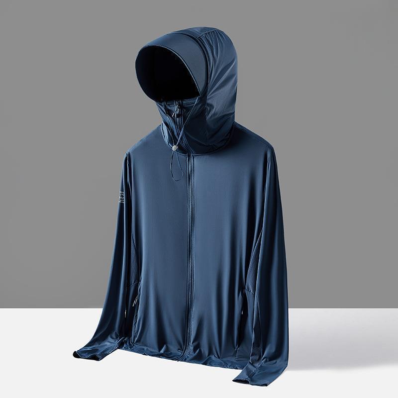 Generic Fishing Clothing Mens UPF50 Ice-sensitive Summer Thin Sunscreen Clothing Womens Outdoor Anti-ultraviolet Ice Silk Coat Sunscreen Clothing [9605] Moran (Men's) 