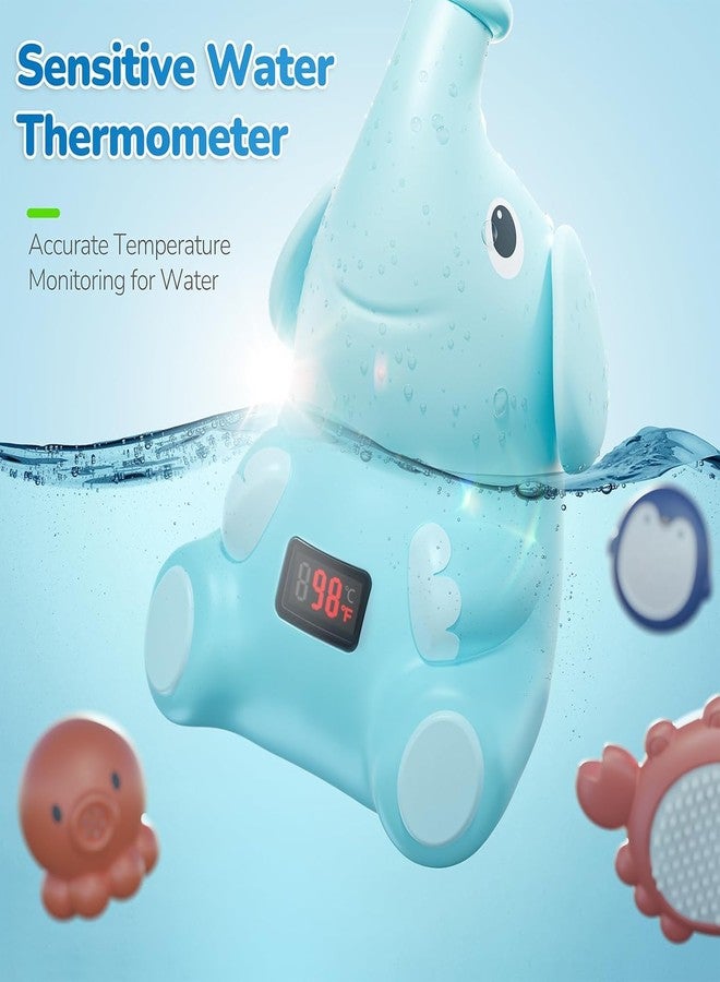 G-WACK Baby Bath Toys Shower Head Sprayer with Water Thermometer for New Borns, Toddlers and Kids | Baby Accessories, and Essentials in Bathtub or Sink | Shampoo Bath Rinser | USB Rechargeable-V2 - Image 2