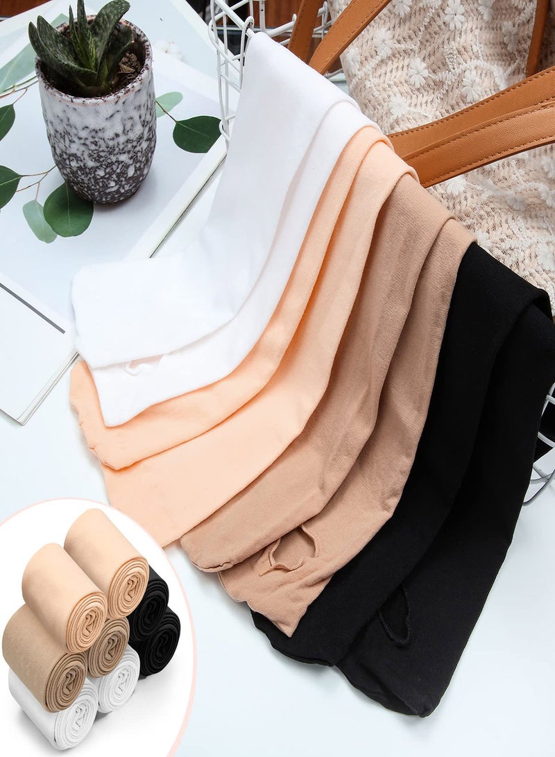 Girls Ballet Tights - 4 Pairs Soft Dance Tights for Toddlers and Kids, Comfortable Elastic Tights for School Uniforms and Costumes, Ballerina Leggings for Ages 6-10 - Image 5