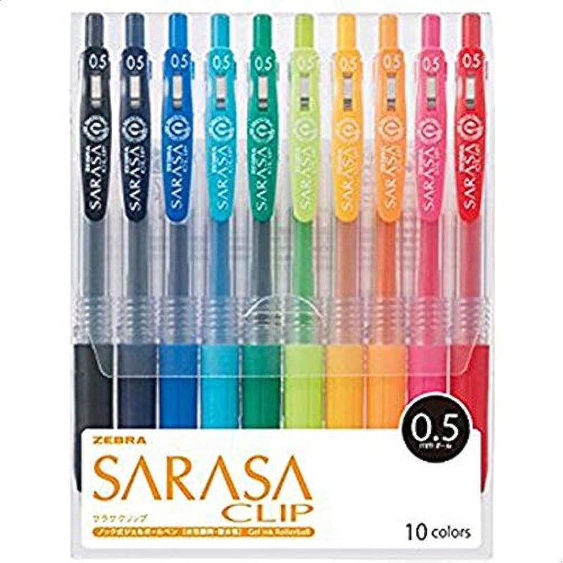 Zebra Pen Zebra 20 Colour Sarasa Clip Pen 0.7 mm Tip 12-Pack, Multicolour - Image 2