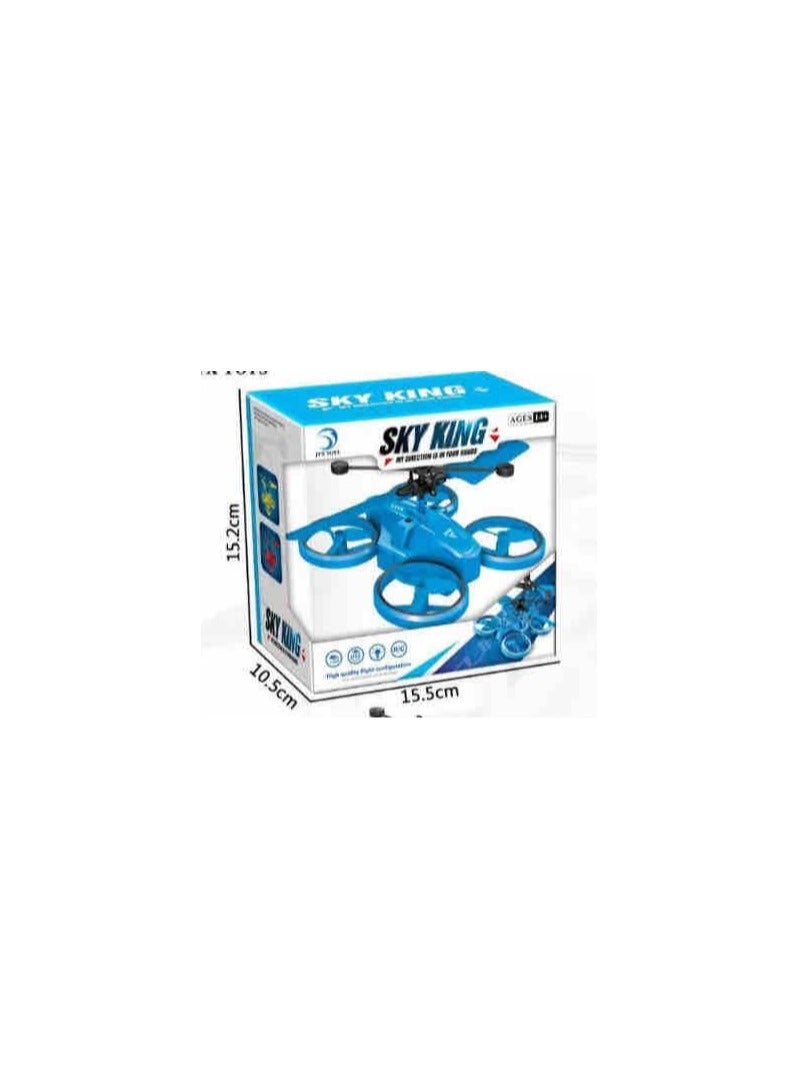 RC Helicopter – Remote Control Flying Toy with USB Fast Charging, Stable Flight & LED Lights – For Kids and Beginners